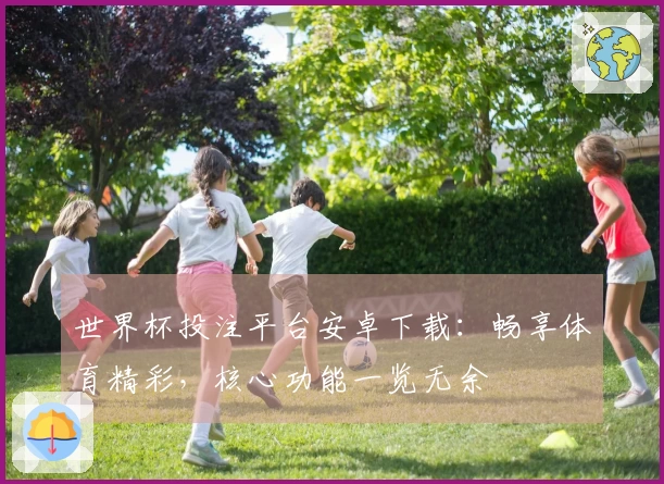 世界杯投注平台安卓下载：畅享体育精彩，核心功能一览无余