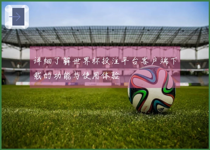 详细了解世界杯投注平台客户端下载的功能与使用体验